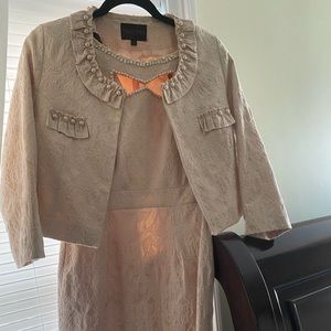 Worn once beautiful dress snd crop jacket